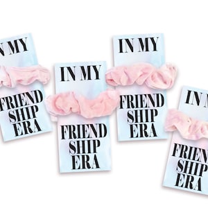 In My Friendship Era - Eras Tour Party Favor - Era Party Favor - Friendship Era -  Hair Scrunchie Favors - Birthday Party Favor - Eras Party