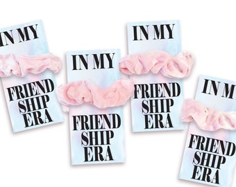 In My Friendship Era - Eras Tour Party Favor - Era Party Favor - Friendship Era -  Hair Scrunchie Favors - Birthday Party Favor - Eras Party