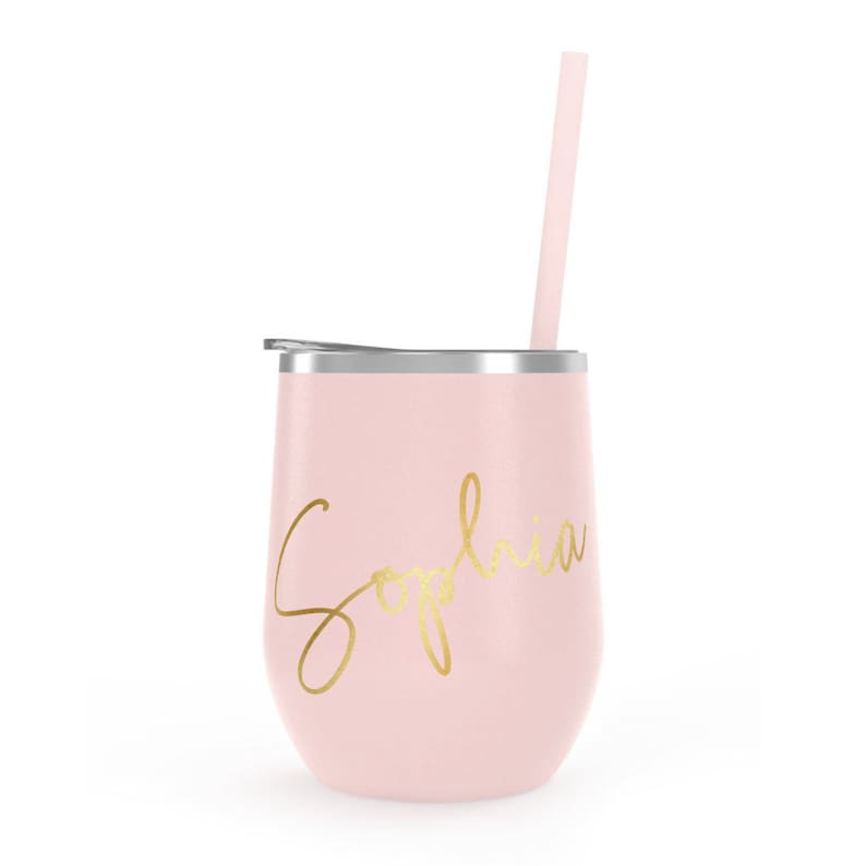 Bachelorette Party Favor Bridesmaid Gift Wine Tumbler Etsy