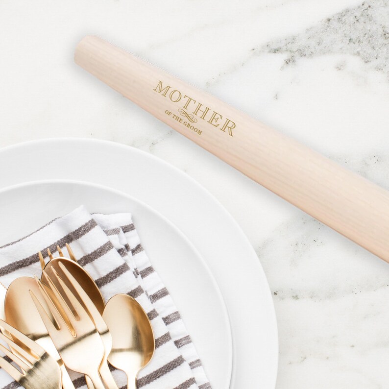 Gift for Mother of the Bride Mother in Law French Rolling Pin Mother of the Groom Mother Wedding Gift Mother of the Bride Gift