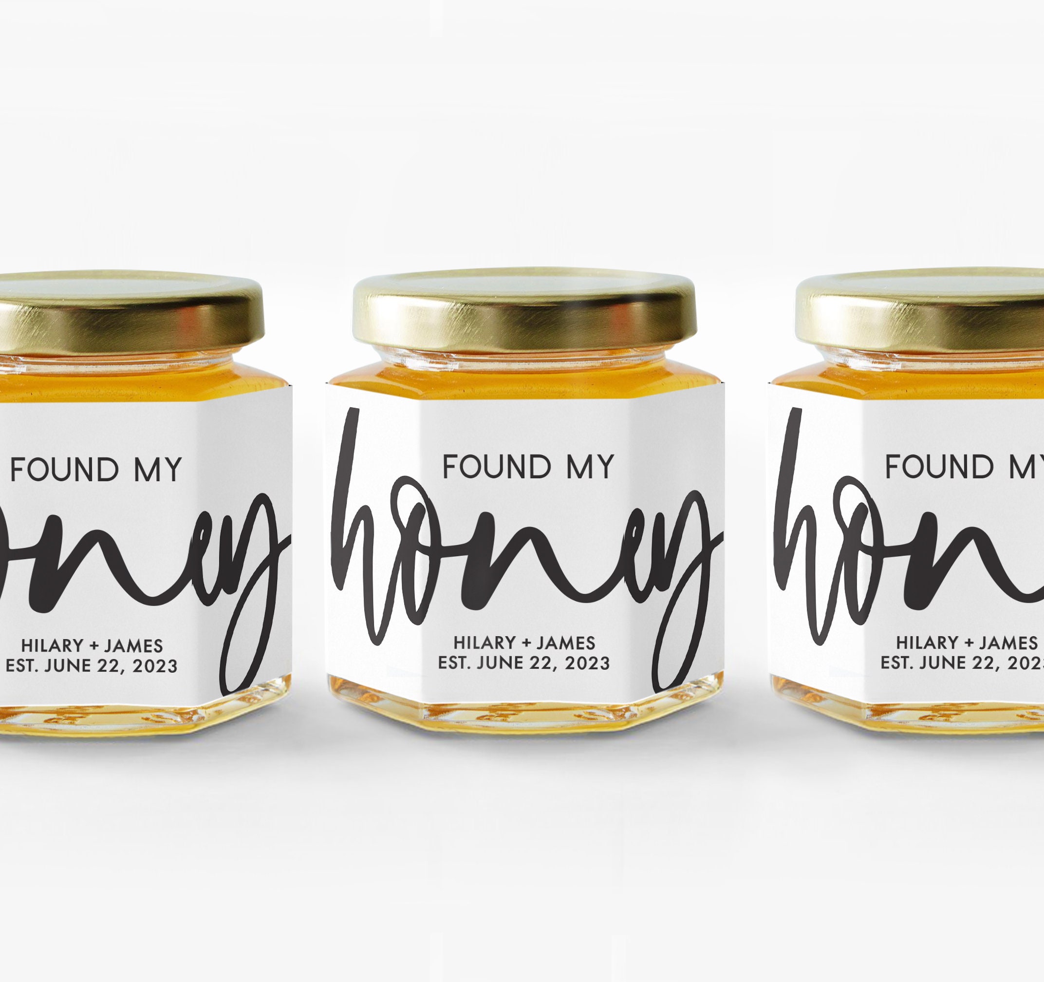 Honey Jar Wedding Favors Bridal Shower Favors for Guests Etsy