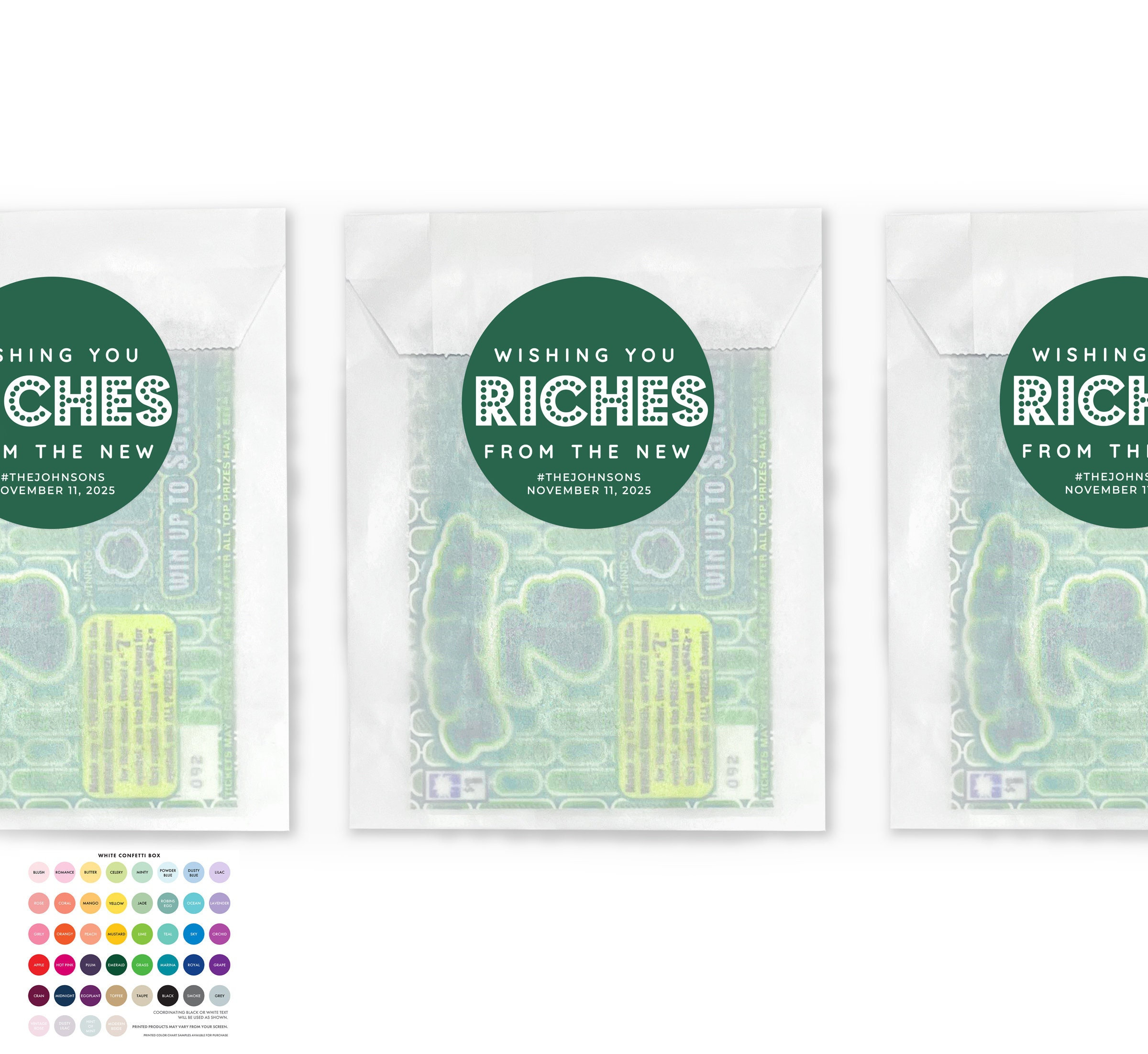 Scratch Off Wedding Favor
