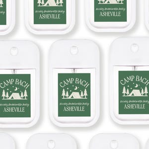 Camp Bach Bachelorette Hand Sanitizer - Card Style Hand Sanitizer Favors - Last Trail Before the Veil - Girls Gone Wild - Bachelorette Favor