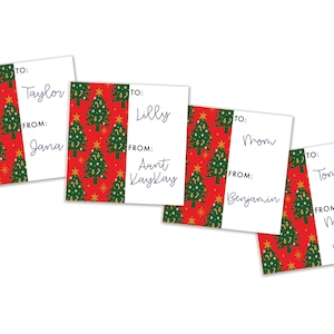 Merry Christmas Tags - Gift Tags INSTANT DOWNLOAD - Christmas Tags PRINTABLE - Holiday Gift Tag - Printable Holiday Tags for Presents