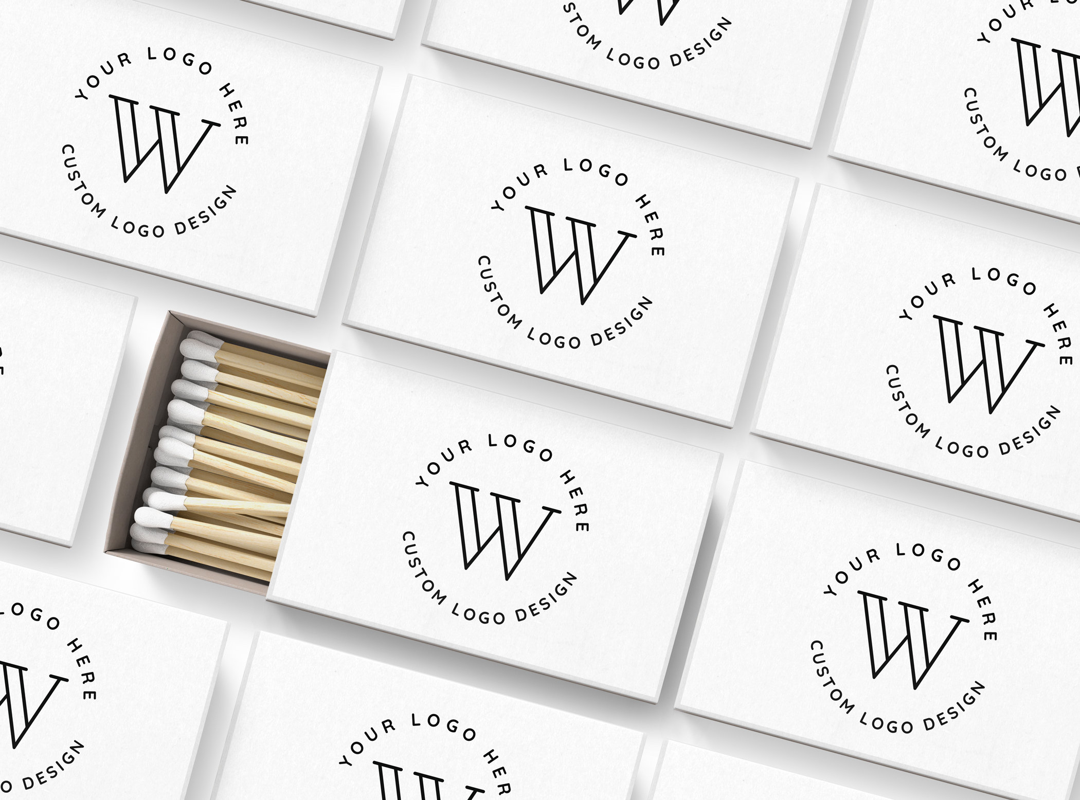 BULK Custom Logo Matches SET OF 50 Custom Matches Custom Etsy