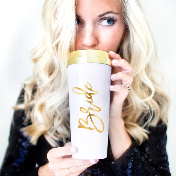 Gift for Bride - Bride Tumbler - Bridal Shower Gift - Wedding Gift - Bride Gift - Engagement Gift - Bride Coffee Mug - Bride to Be Mug