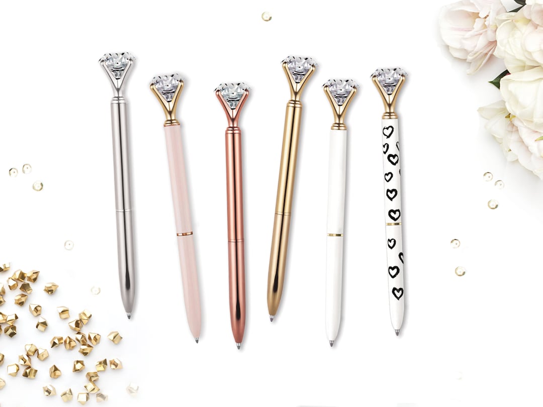 Diamond Tip Pen - Wedding Pens Favors - Wedding Guest Favors - Wedding ...