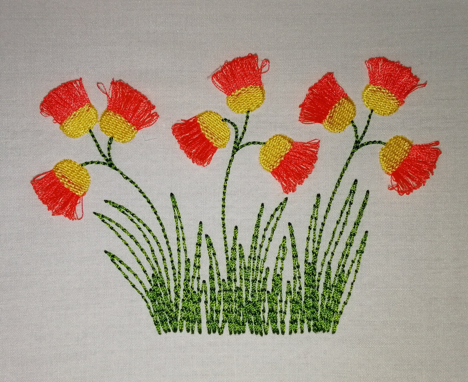 Fringe Flowers Embroidery Design Fringe Embroidery Design Etsy