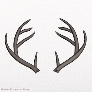 Antlers Embroidery Design – Deer Hunter Pattern (Digital Download)