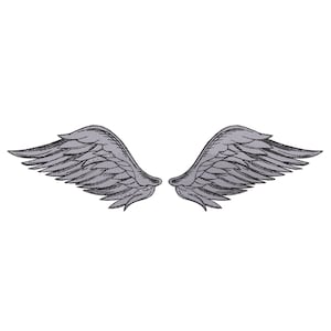 Angel Wings Embroidery Design: Machine Embroidery Pattern (Instant Download)