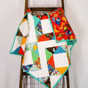 DIAMONDS: MADE to ORDER Modern Baby Quilt Toddler Quilt Baby Blanket Handmade Baby Quilt Baby Quilts for Sale Nursery Quilt image 1