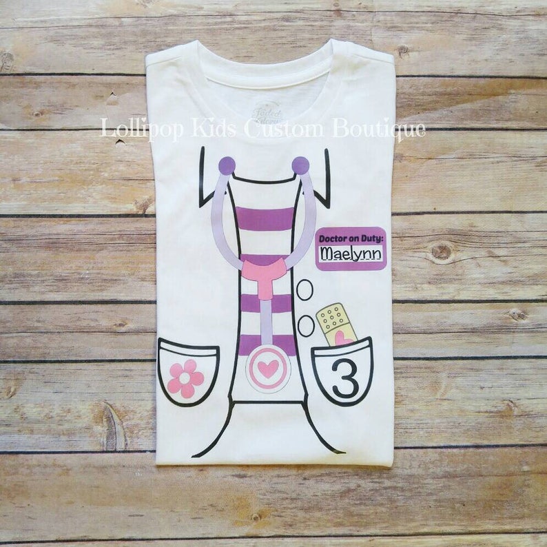 purple and white striped shirt doc mcstuffins