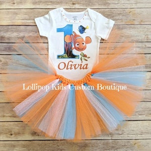 Nemo white short sleeve top and/or tutu*