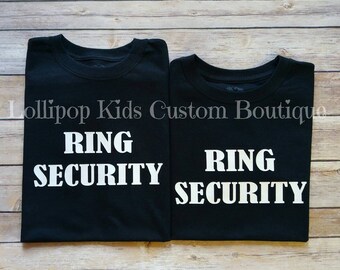 Ring Security short sleeve black shirt