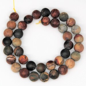 Buy Genuine Natural Picasso Jasper Gemstone Grade Aa Round 4mm 6mm 8mm 10mm Loose Beads 15 Inch Full Strand BULK LOT 1,2,6,12 and 50 Online in India