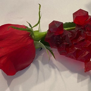 Dungeons and Dragons Dice Heart Cluster, Presente DnD, Presente de Natal DnD, Dados DnD, Dia dos Namorados, Presente de Dia dos Namorados
