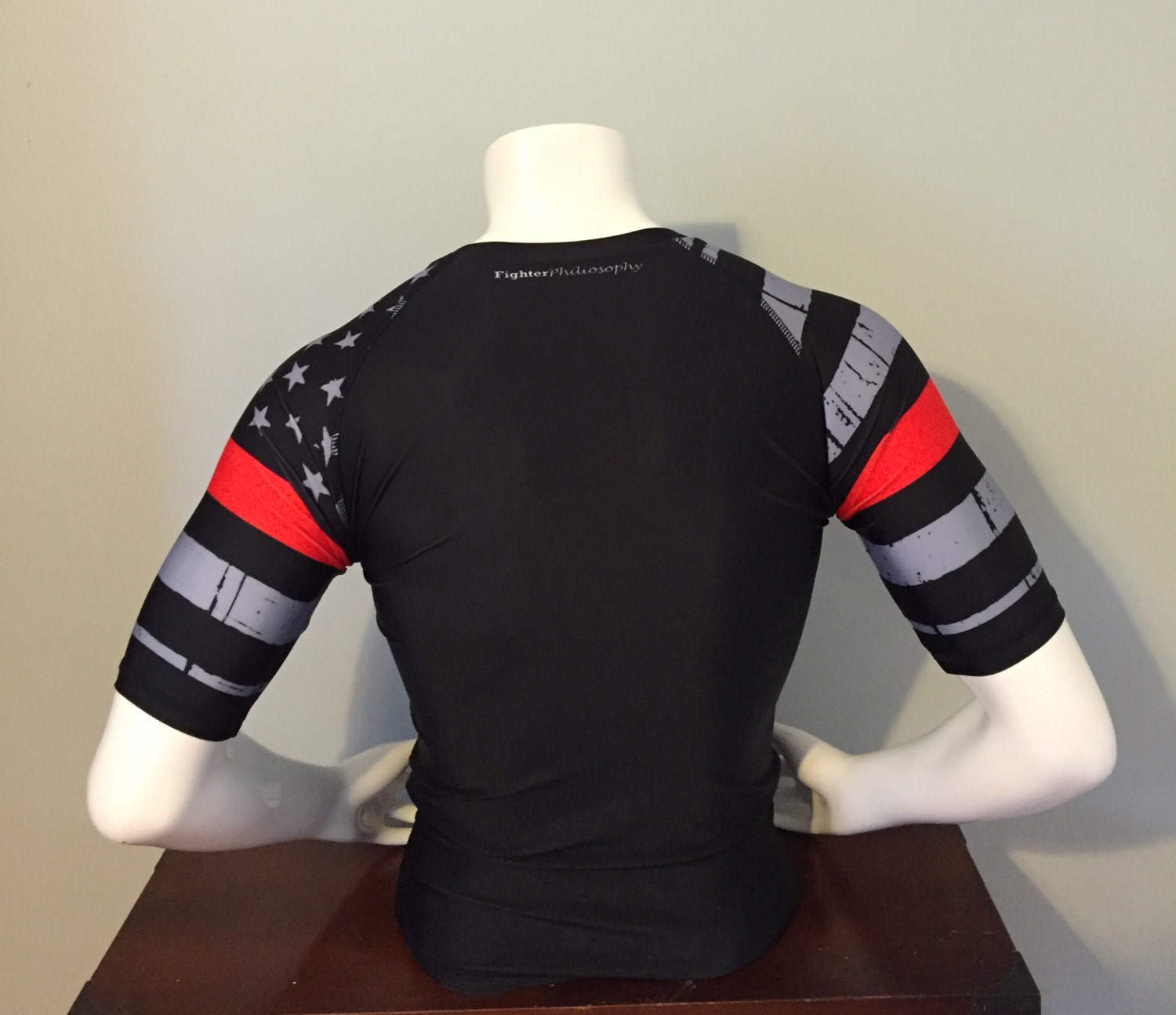 Rash Guard Firefighter Thin Red Line MMA, Jiu Jitsu Etsy