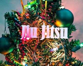 Jiu Jitsu Ornament | Martial Arts BJJ Holiday Ornament 2022 - Sports Ornament Collection - Jiu Jitsu Gift