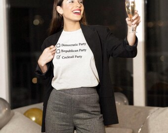Maglietta Softstyle da donna - Politica: democratica, repubblicana o da cocktail party?!