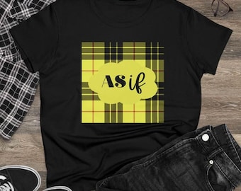 Maglietta AS If Clueless (bianca o nera) S, M, L, XL