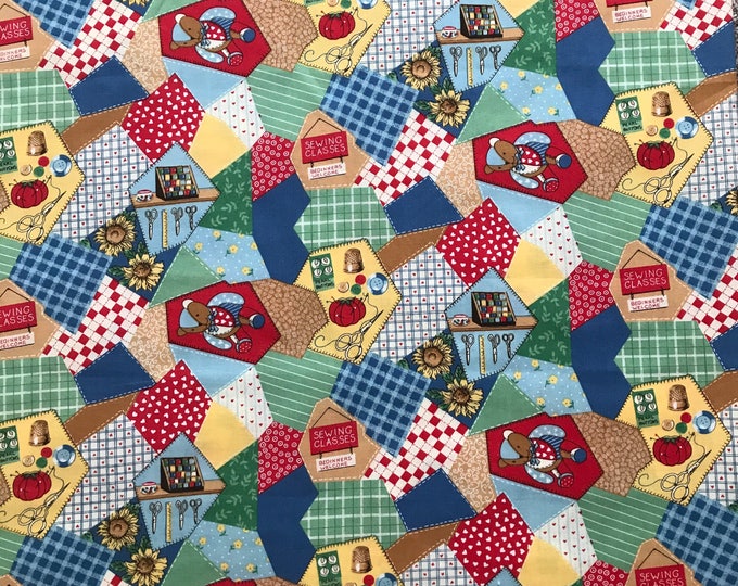 Sewing Themed Fabric/sewing Notions/cotton/quilt/table Etsy