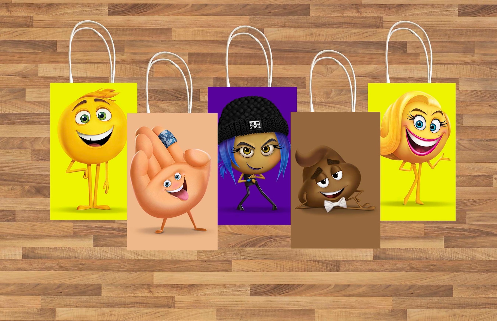 5-instant-download-emoji-favor-bags-emoji-birthday-party-etsy