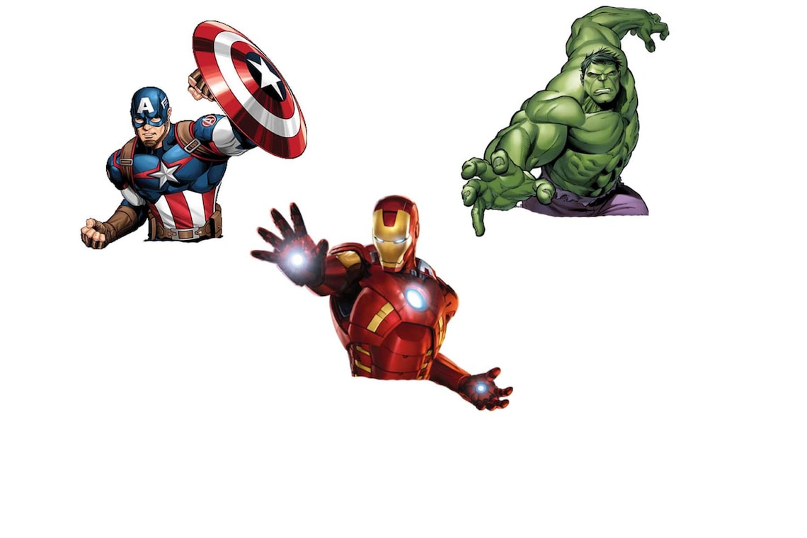 Avengers cupcake toppers Etsy