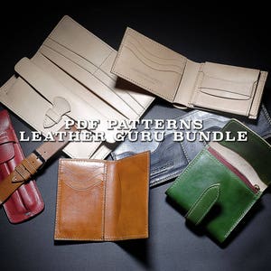 Leather Guru Pdf Pattern Bundle Video Tutorials SAVE - Etsy