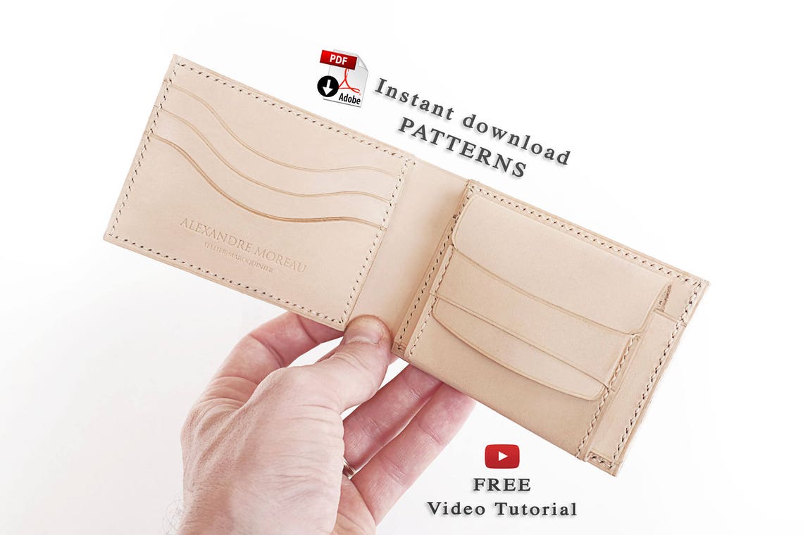 Patrons PDF Portefeuille bifold tutoriel vidéo / Etsy France Patrons PDF Portefeuille bifold tutoriel vidéo / Etsy France