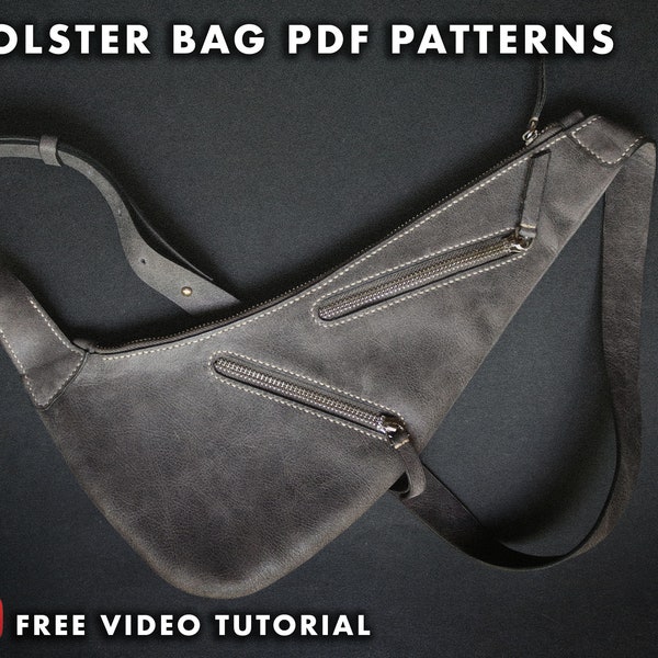 Patrons PDF : holster bag + tutoriel vidéo