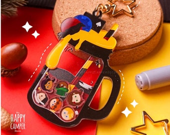 Crows Bubble Drink - Shaker Charm Keychain