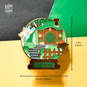 Home of the Hobbit The Shire Enamel Pin image 3