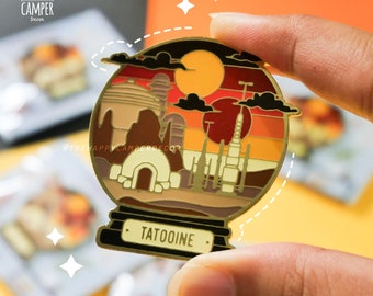 The Desert Planet - Tatooine | Enamel Pin