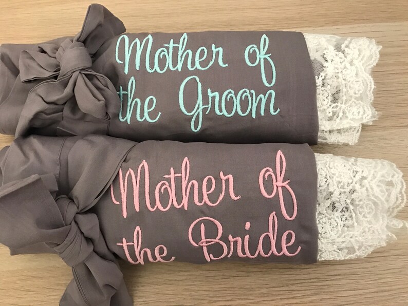 SALE Bridesmaid gifts Bridesmaid Robes Lace robes cotton | Etsy