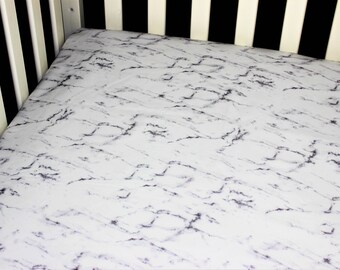 marble crib sheet