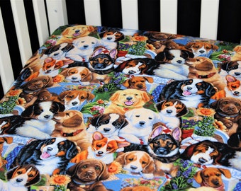 puppy dog crib sheets