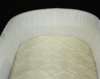 Minky Bassinet Sheet Moses basket sheet Jewel Minky