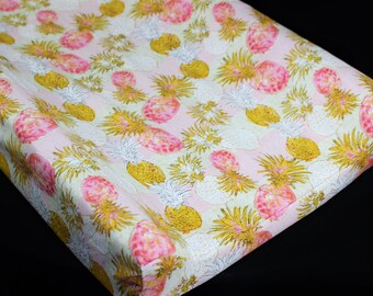 Baby Changing Table Cover for Unisex Baby Changing Mat Infant Nursery Pineapple