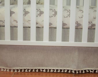 Tan Crib Skirt Etsy