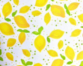 lemon crib sheet