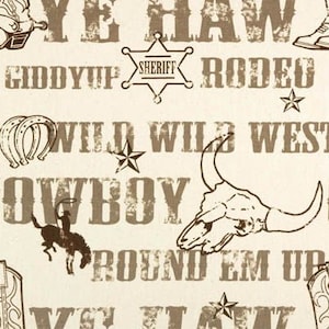 Sheet - Cowboy -  sheet any size/shape