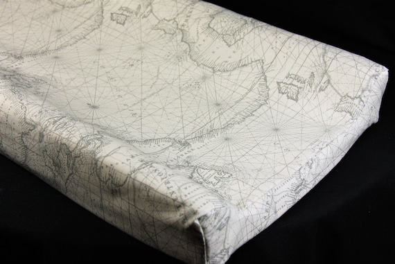 Standard Changing Pad Cover / IKEA Vadra Change Pad - Vintage World Map