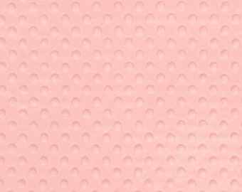 Cuddle Dimple - Baby Pink Minky Fabric From Shannon Fabrics