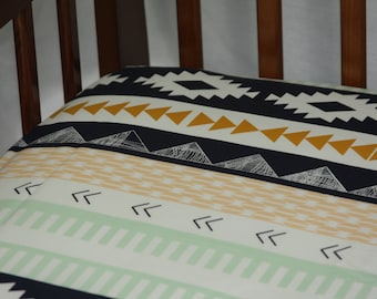 Fitted Crib Sheet / Mini Crib Sheet / Pack N Play - Arid Horizon