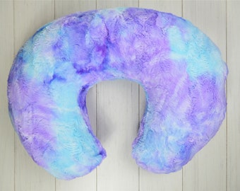 Luxe Minky Nursing Pillow Cover - Mermaid Sorbet Minky