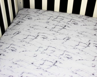 marble crib sheet