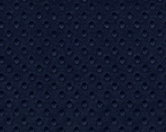 Cuddle Dimple - Navy Minky Fabric From Shannon Fabrics
