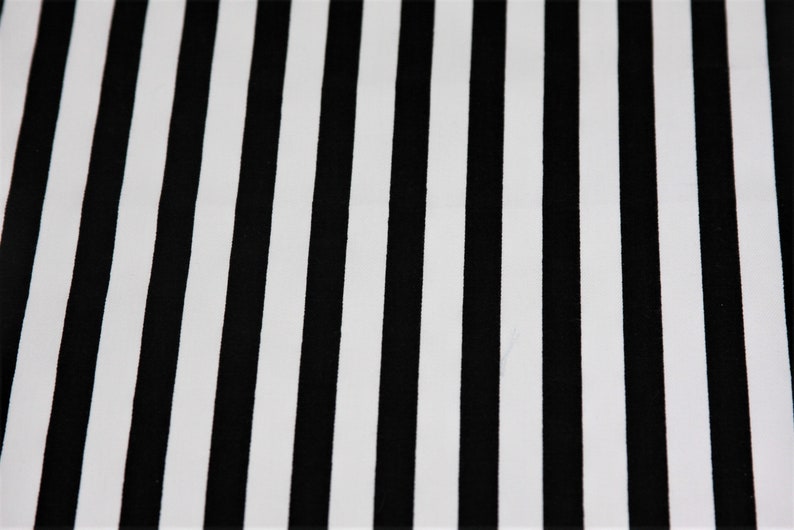 Cotton Knit Fitted Crib Sheet / Mini Crib Sheet / Pack N Play Black & White Stripe image 4