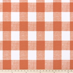 Fitted Crib Sheet / Mini Crib Sheet / Pack N Play - Orange Buffalo Check