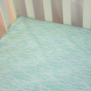 Fitted Crib Sheet / Mini Crib Sheet / Pack N Play - Bamboo Forest